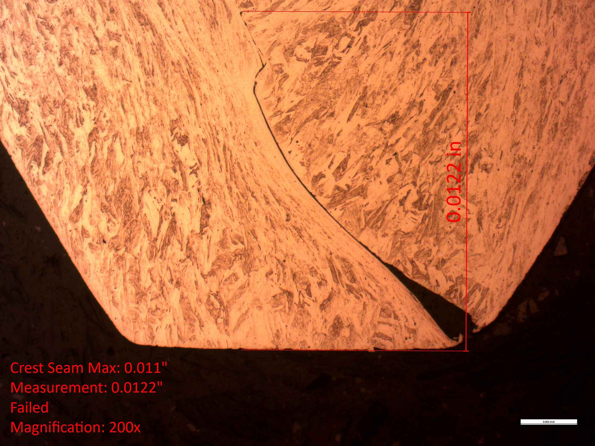 Crest seam fail 200x