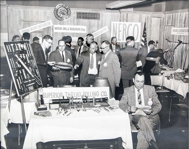 salesman at a convention